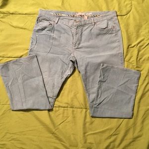 Aqua corduroy Old Navy boot cut pants